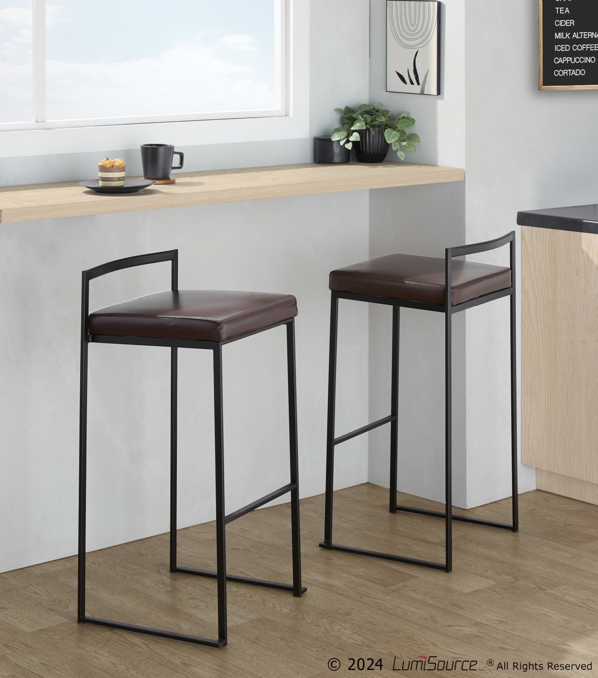 Fuji Stacker Barstool - Set Of 2